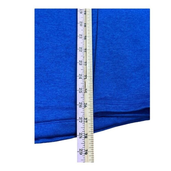 Under Armour Hoodie Mens Medium Blue ColdGear Pullover Logo Athletic Sweatshirt - Picture 4 of 10